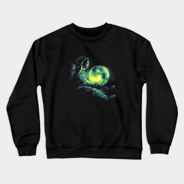 Moon Play Crewneck Sweatshirt by nicebleed